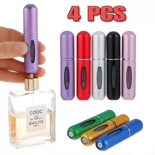 Atomizador De Perfume Portátil Recargable Con Spray 4 Pcs