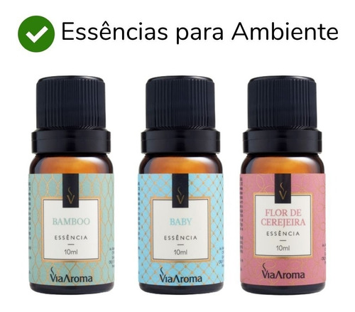 Imagem 4 de 7 de 10 Óleos Essenciais Via Aroma Aromaterapia 10ml Brinde Caixa