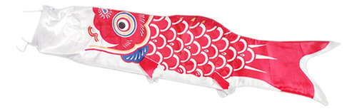 Bandeira Japonesa De Peixe, Meia-vento De Carpa, Vermelho