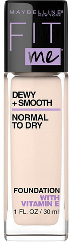 Base Fit Me Maybelline Dewy + Smooth 102 Piel Seca