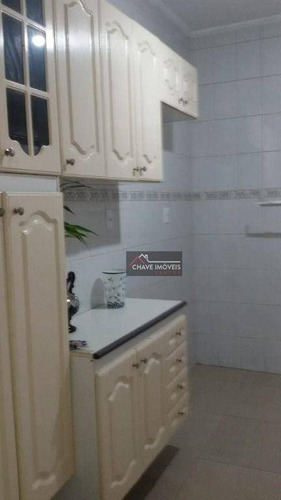 Imagem 3 de 11 de Apartamento Com 3 Dormitórios Para Alugar, 100 M² Por R$ 3.150,00/mês - José Menino - Santos/sp - Ap3139