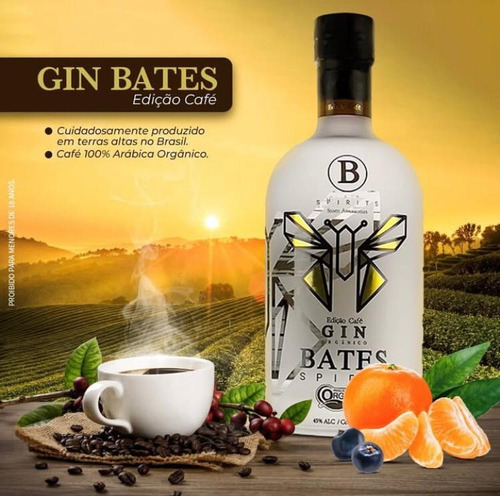 Kit 2 Garrafas Gin Bates Spirit + Vodka Beast Tipo Exportaçã Original