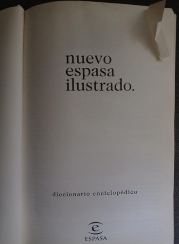 Nuevo Espasa Ilustrado 2001 (pasta Dura) (Usado)