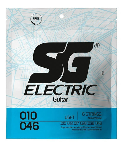 Cuerda de guitarra Sg 010 Nickel 5198