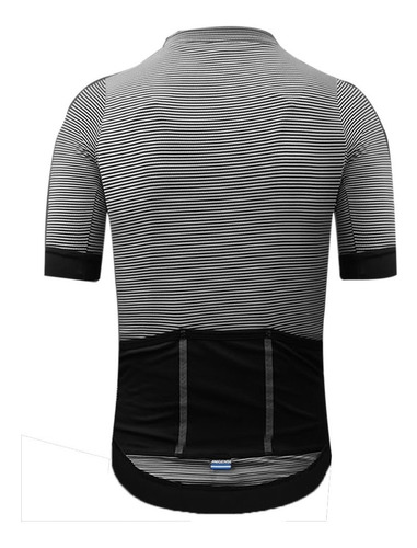Imagen 2 de 3 de Camiseta Jersey Ciclismo Magenta Mil Rayas - Spitale Bikes