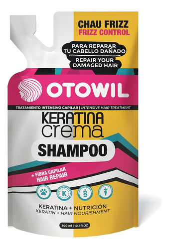 Otowil Keratina Crema Shampoo Dp X300 