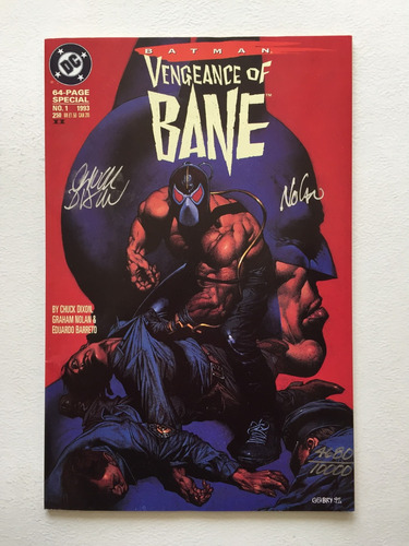 Batman Vengeance Of Bane #1 ( 2 Firmas ) Knightfall - Venom