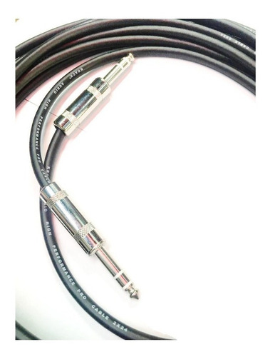 Cable De Plug A Plug Trs Balanceado De 1 Metro Para Señal