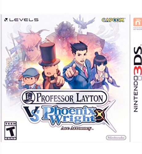 Professor Layton Vs Phoenix Wright Ace Attorney Nintendo 3ds