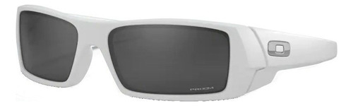 Óculos de sol Oakley Gascan Standard armação de o matter cor matte white, lente black de plutonite prizm, haste matte white de o matter - OO9014