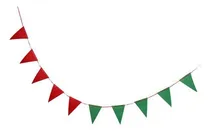 Comprar 2xfabric Triangle Pennant Banner Decoración Colgante Rojo Y