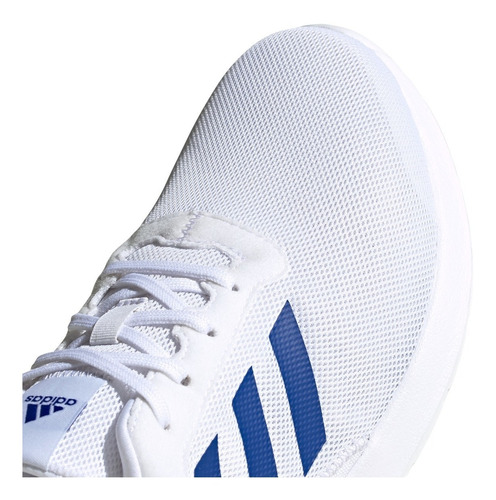 Imagen 9 de 10 de Tenis adidas Coreracer Hombre Blanco Rayas Azules