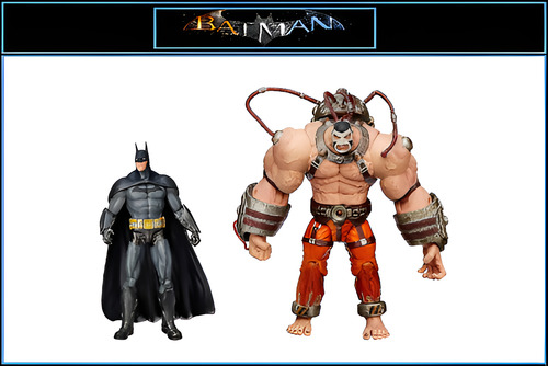 Dc Direct Batman Vs Bane Arkham Asylum Set Swargento!
