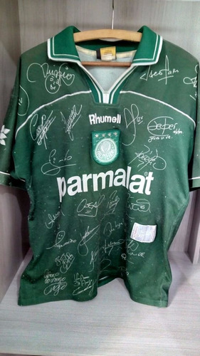 Camisa Palmeiras 1999 Rhumell Comemorativa Oficial Nº99 Usad