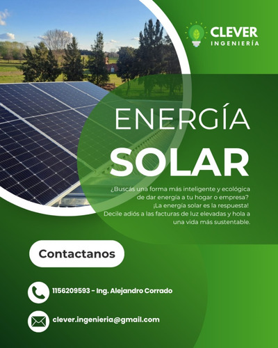 Instalación Paneles Solares. Proyectos Energías Renovables