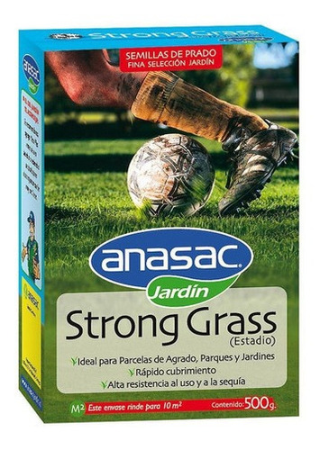 Semillas De Pasto Mezcla Strong Grass 500grs Anasac