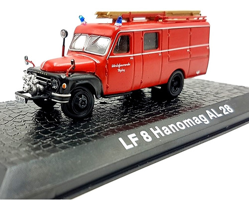 Camión Bomberos Hanomag De 9 Cm. Esc. 1/72 Metal/pvc. Nuevo.