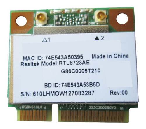 Tarjeta Wireless Toshiba S845d L845 L840 C845 G86c00054810