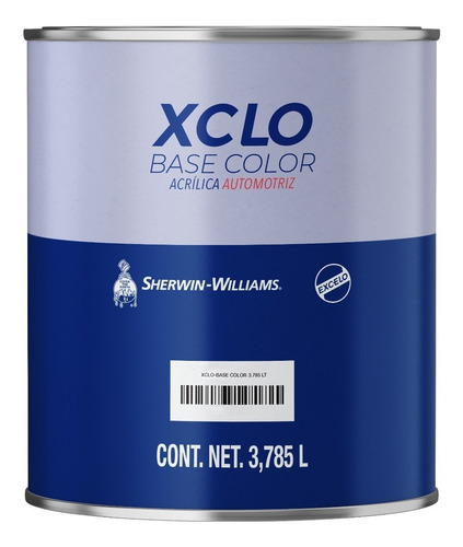 Base Color Xclo Negro Super Intenso 3.785lt Sherwin Williams