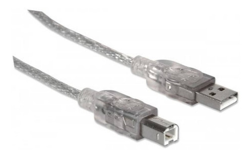 Cable Usb 2.0 A/b 3,0 Mts Manhattan