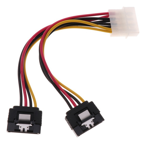 4-pin Macho A Dual Sata 15 Pines Hembra Y Divisor Cable 15cm