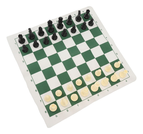 Juego De Mesa Enrollable Con Forma De Ajedrez Portátil, Verd