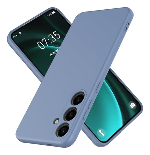 Funda Para Galaxy S24 Lavender Gris Delgado Suave Silicon Ge