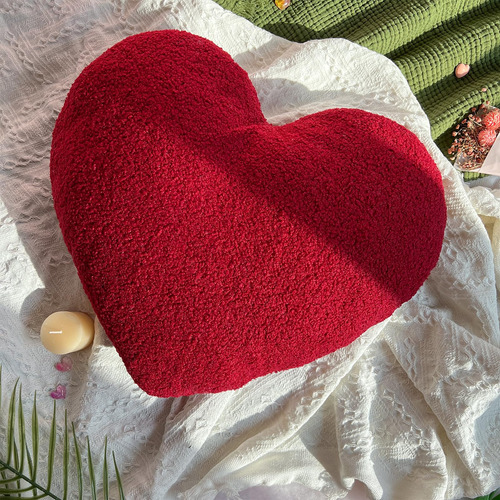 Almohada En Forma De Corazón Easttree Valentine's Wine Red S