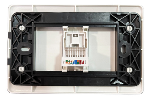 Pack 5 Toma Rj45 Red Internet Blanco