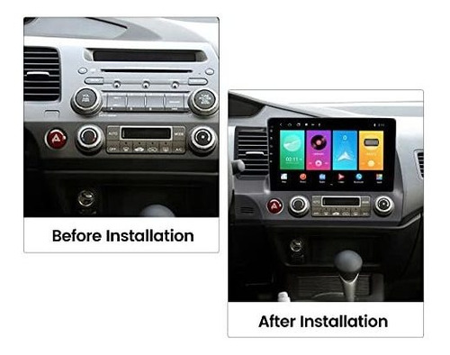 Radio Estereo Android Para Honda Civic Conduccion Tactil