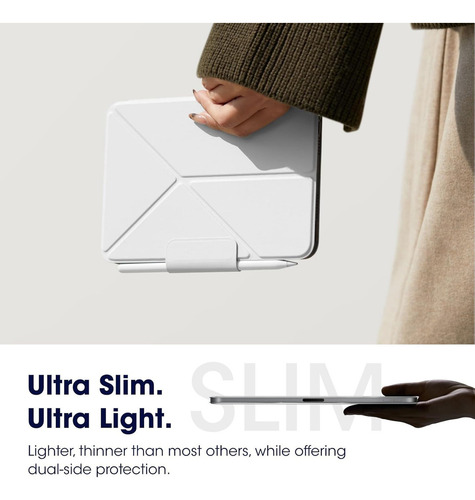 Case Benks Urban Mag Para iPad Mini 6 Gen A2567 A2568 Blanco