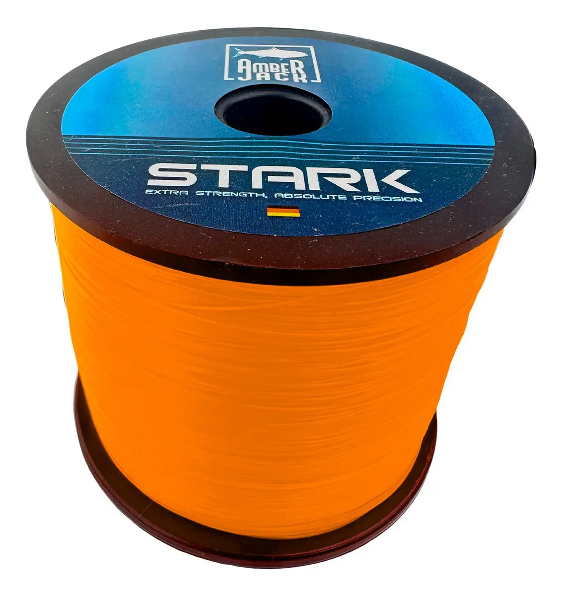 Bobina Pesca Nylon Amberjack Stark Todas Medidas Tanza Naranja 0.28 mm - Resistencia 6.90 kg - 1500 Mts