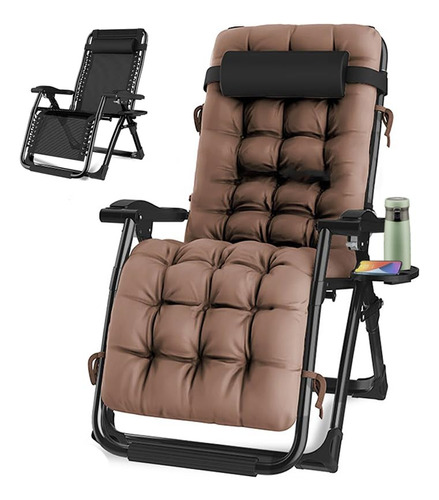 Kingbo Oversized Zero Gravity Chair, Lawn Recliner, Reclinin