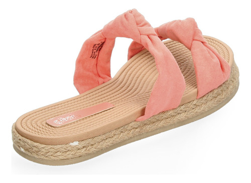 Sandalia Gosh Slip On Salmón Correas De Moño Para Mujer