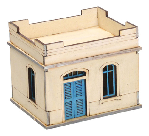 1/72 Kits De Arquitetura De Madeira 3d Quarto Individual