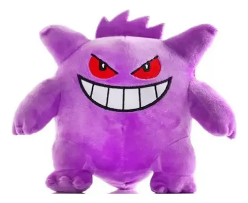 Pokemon Gamba Roxo Bicho Urso Pelúcia Pokemon Boneco Brinquedo Desenho Gengar Roxo ...