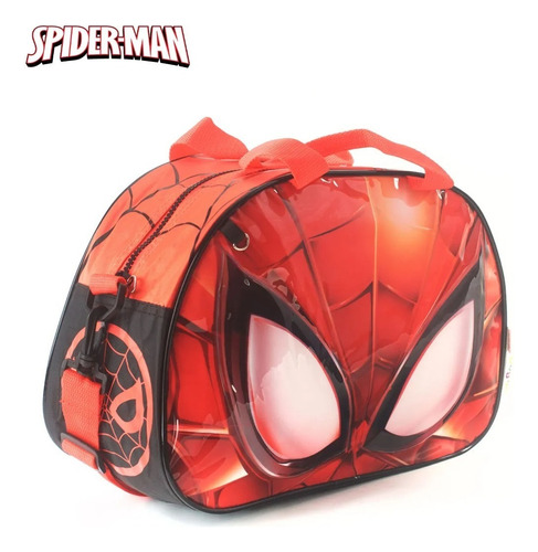 Bolso Deportivo Oval Spiderman 97150 Color Rojo