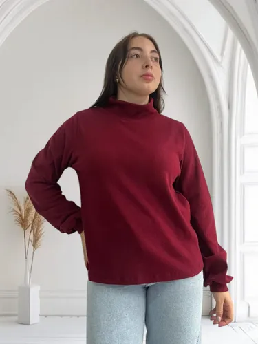 Blusa Remera Lanilla Media Polera