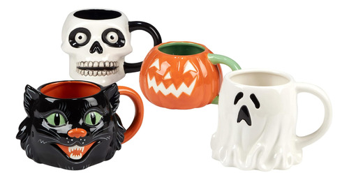 Tazas 3-d De 22 Oz Con Certificado Internacional Scaredy Cat