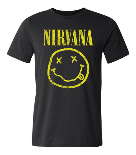 Remera Nirvana Smiley