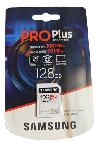 Tarjeta Sd Pro Plus 128gb 100mb Samsung