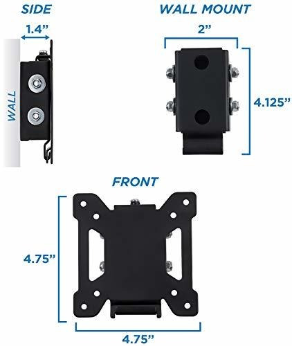 Soporte Tv Inclinable Mount-it! 24-32puLG Vesa 100, 44 Lbs,