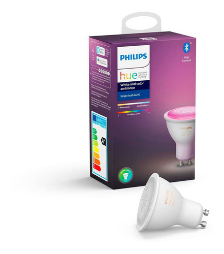 Ampolleta Gu10 Philips Hue White And Color 4.3w