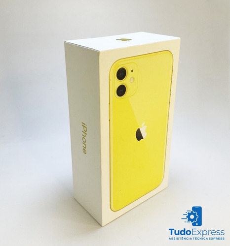 Imagem 1 de 1 de Apple - Caixa iPhone 11, 64gb, Amarelo