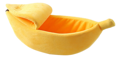 Divertida Casa Para Perros Con Forma De Plátano, Acogedora C