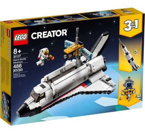 Lego Creator 3 En 1 Aventura En Lanzadera Espacial 31117