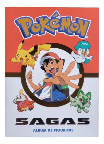 Album De Figuritas Pokemon Sagas 2023. Rey