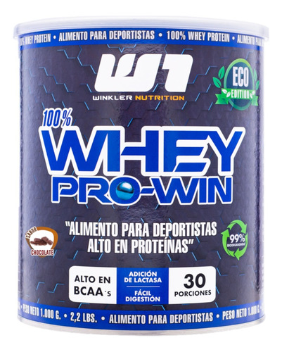 Proteína Whey Pro-win 1 Kg Chocolate S. - Winkler Nutrition