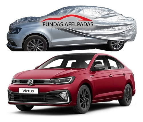 Funda Cubierta Afelpada Volkswagen  Virtus Medida Exacta