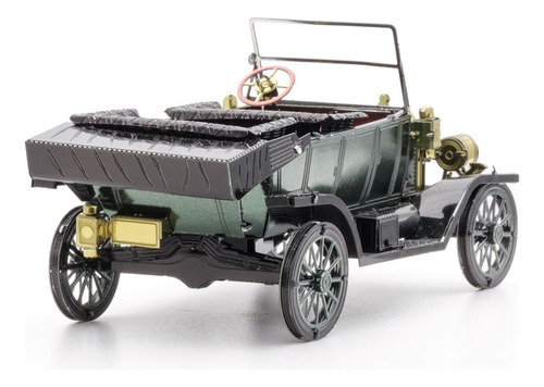 Maqueta Metalica Ford T 1910 Verde 3d Para Armar Metal Earth